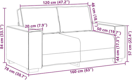 vidaXL Wohnzimmermöbel-Set 3-Sitzer & 2-Sitzer