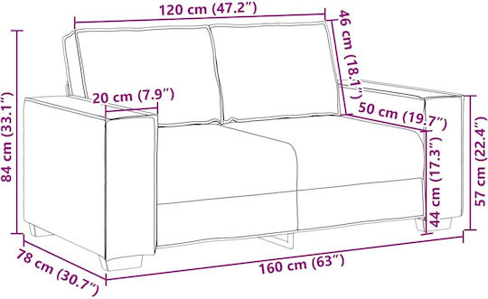 vidaXL Wohnzimmermöbel-Set 3-Sitzer & 2-Sitzer