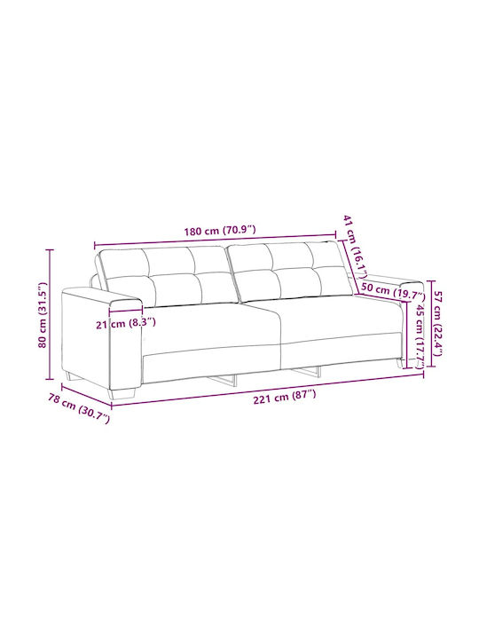 Living Room Furniture Set 3-Seater & 2-Seater