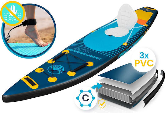 NEO Sport Reefbreak Φουσκωτή Σανίδα SUP με Μήκος 3.5m Μπλε