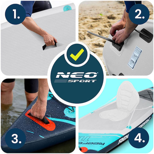 NEO Sport Reefbreak Aufblasbare SUP Board mit Länge 3.5m Weiß