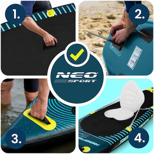 NEO Sport Reefbreak Inflatable SUP Board with Length 3.5m Blue