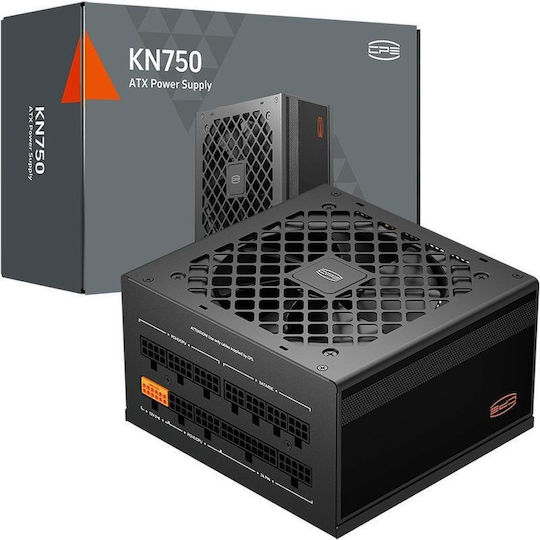 PCCOOLER P3-KN750-G1F 750W Sursă de Alimentare Neagră Complet Modulară 80 Plus Gold