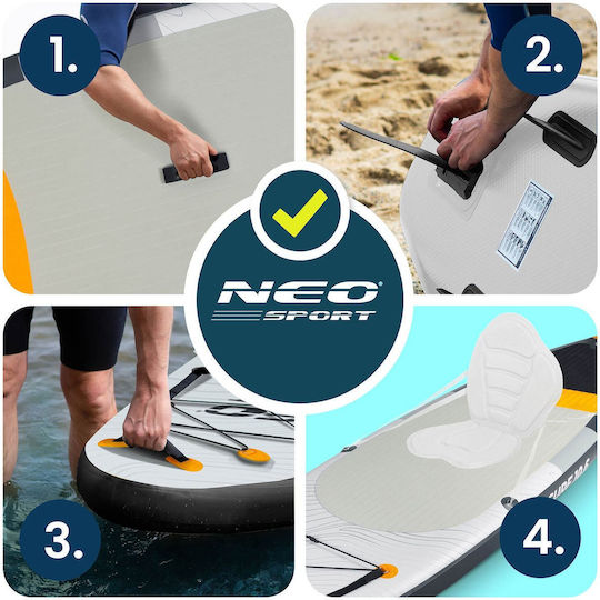 NEO Sport Aquasurf Aufblasbare SUP Board mit Länge 3.2m Weiß