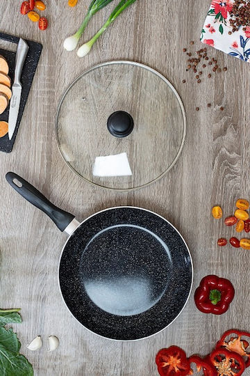 Edenberg Pan from Cast Aluminum with Lid with Non-Stick Coating 32cm