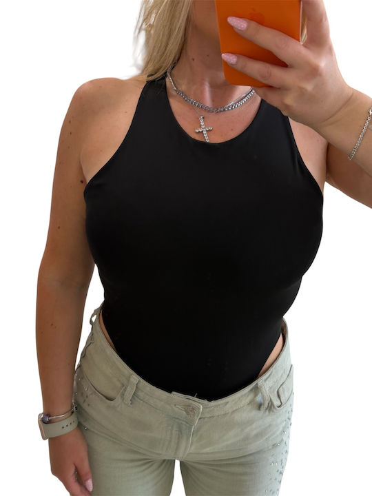 Irene Vilou Боди Черно Halter