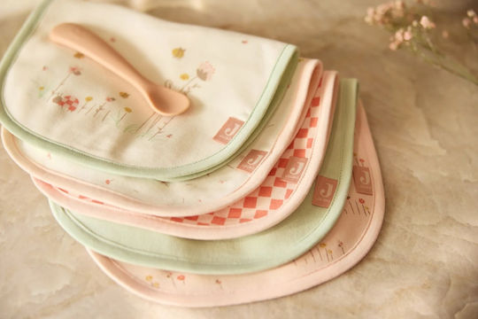 Jollein Водоустойчива Слинга от 100% Памук със Закопчаване Pretty Picnic за 36 м+ 5 Бройки
