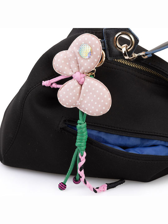 Keychain Bag Charm Large Pink Butterfly