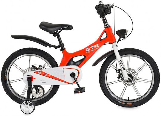 Byox 18" Kids' Bicycle BMX With Disc Brakes Red