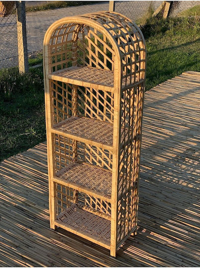 SteweHome Ραφιέρα Γλάστρας Καφέ 45x25x130εκ.