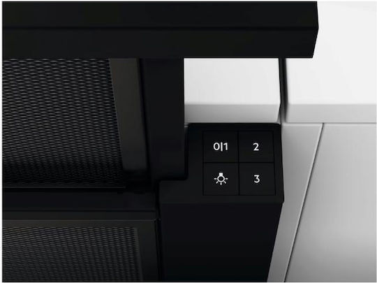 Electrolux Συρόμενος Απορροφητήρας 60cm Μαύρος