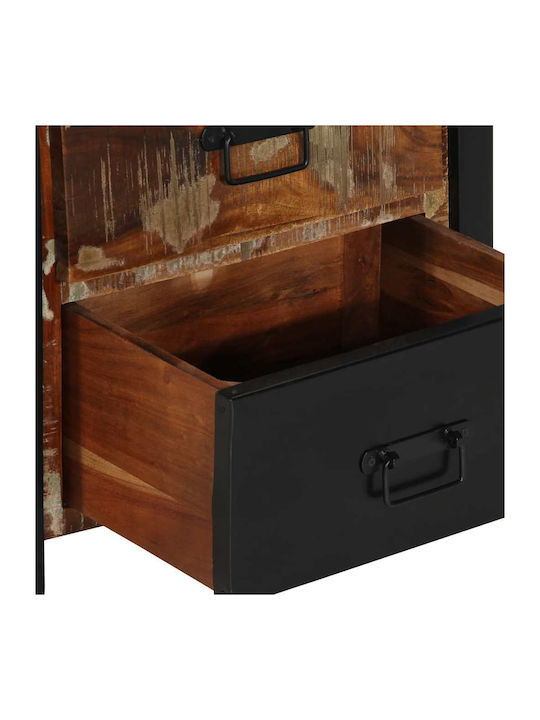 Storage Drawers Made of Metal & Wood L50xW35xH70cm