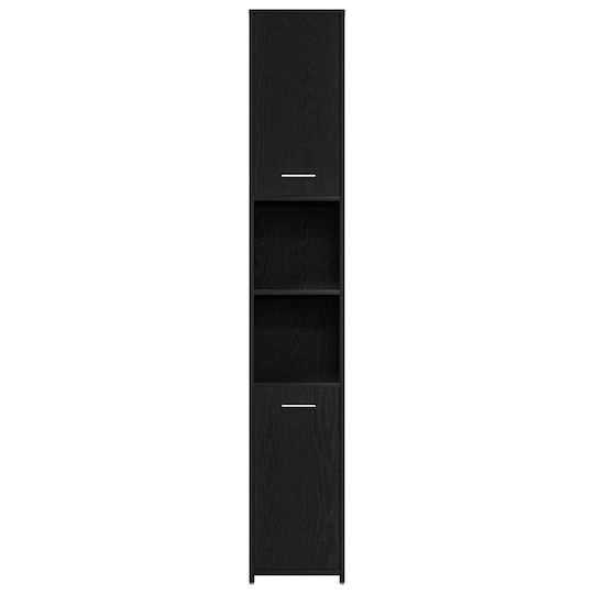 vidaXL Πάγκος χωρίς Νιπτήρα Μ30xΒ30xΥ183.5cm Μαύρο