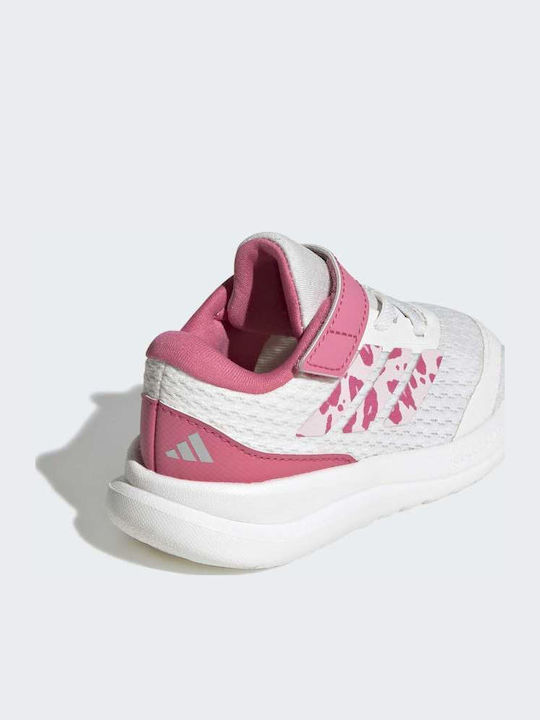 Runfalcon Kids Sports Shoes Running with Hoop & Loop Closure White