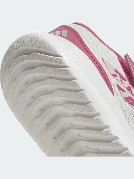 Runfalcon Kids Sports Shoes Running with Hoop & Loop Closure White