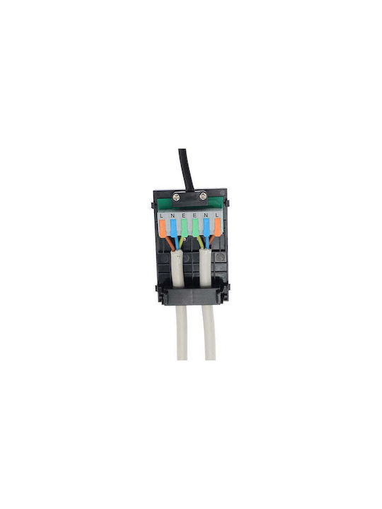 Shelly Spot Încastrat Metalic Paralelogram Cu LED Încorporat Și Lumină Alb Cald Alb 9x3.9cm