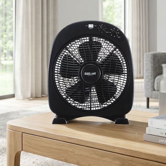 Elegant Box Ventilator 40W Lüfterdurchmesser 30cm Schwarz