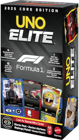 Board Game Uno Elite for 2-5 Players 7+ Years Old (EN) Mattel