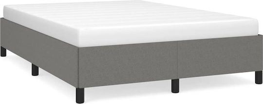 Υπόστρωμα Διπλό για Στρώμα 137x190cm Σκοτεινό Γκρι Υπόστρωμα Διπλό για Στρώμα 137x190cm Σκοτεινό Γκρι