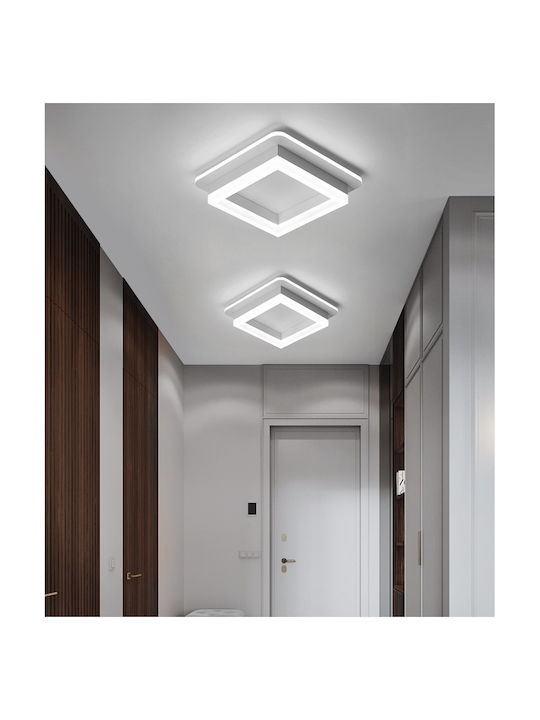Luminastar Plafonieră de Tavan Albă cu LED Integrat