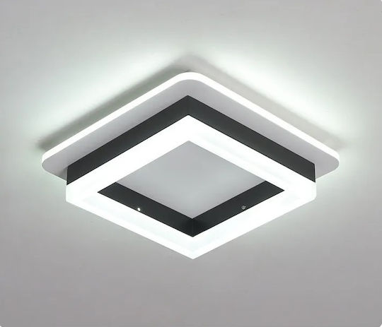 Luminastar Таванно Осветително Тяло Черно с Интегриран LED