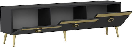 TV-Ständer Grau M150xP30xH45cm