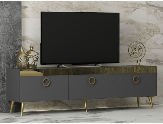 TV-Ständer Grau M150xP30xH45cm