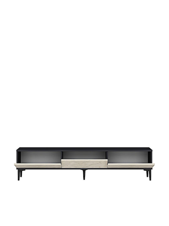 Έπιπλο Τηλεόρασης Γκρι Μ180xΠ30xΥ41cm