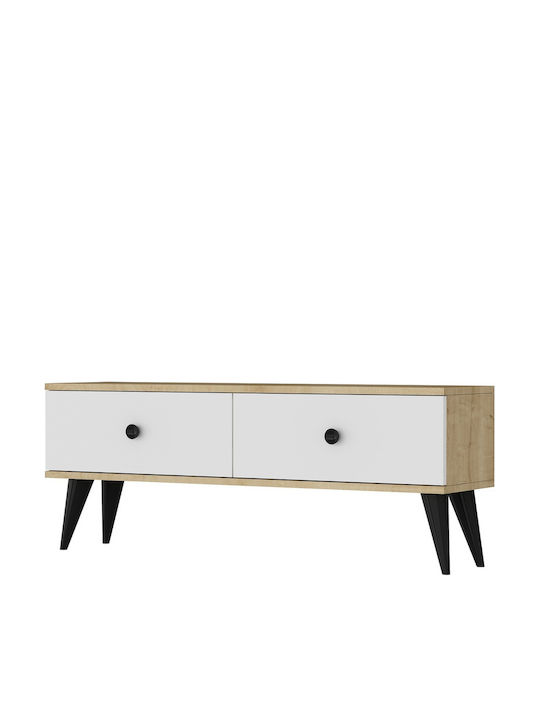 Έπιπλο Τηλεόρασης Μαύρο Μ120xΠ30xΥ41cm