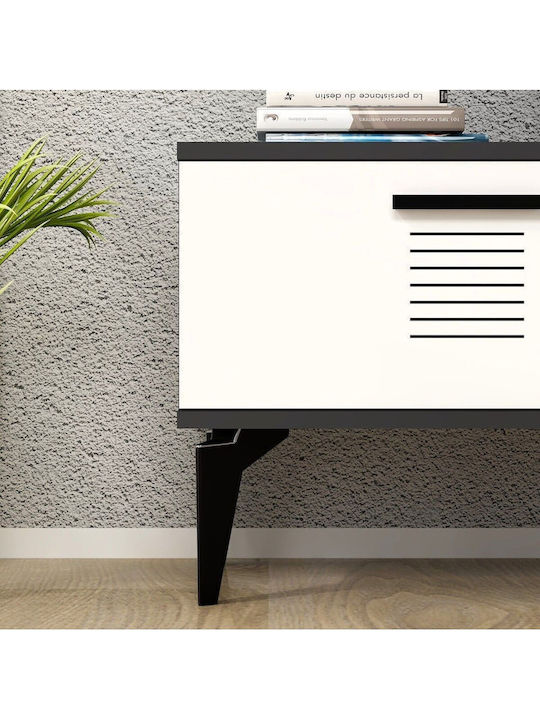 Έπιπλο Τηλεόρασης Γκρι Μ150xΠ30xΥ45cm