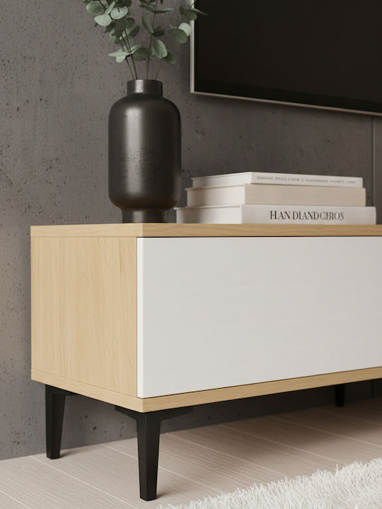 Black TV Stand L180xD30xH41cm