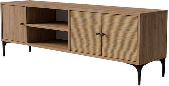 Wall-Mounted Yellow TV Stand 150x35x51 cm