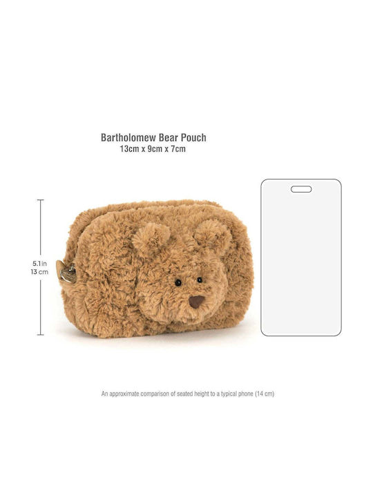 Jellycat Bartholomew Bear Kinder Taschen Braun
