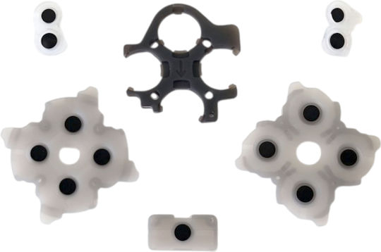 Σετ Μεμβράνες Κουμπιών Silicone Conductive Rubber Adhesive Button Pads Χειριστήριο Sony Playstation 5 Ps5 Gamepad Dualsense Edge Controller V3.0 & V4.0 Bdm-030 Bdm-040 6pcs Κωδ.1-game315