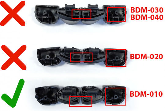 Set De Înlocuire Butoane Trigger L1 L2 R1 R2 Arcuri De Schimb Controller Sony Playstation 5 Ps5 Gamepad Dualsense Edge Controller V1.0 Bdm-010 Cod 1-game320