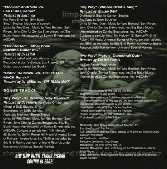 Limp Bizkit - New Old Songs CD Μουσικής