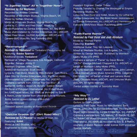 Limp Bizkit - New Old Songs CD Μουσικής