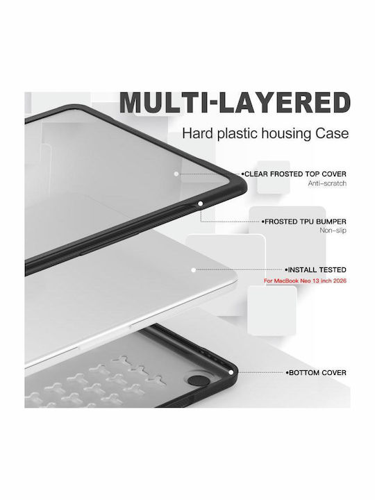 Ultra Hybrid Smartshell Θήκη MacBook Neo 13 inch 2026 (A3404) - Transparent