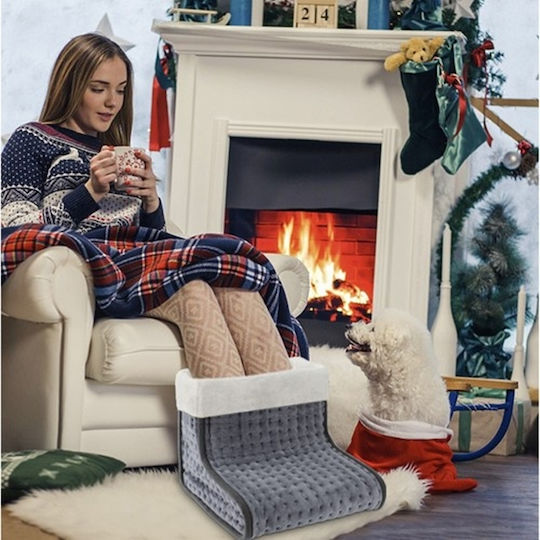 Perna Electrică Încălzită Pentru Picioare Gri 30x30cm