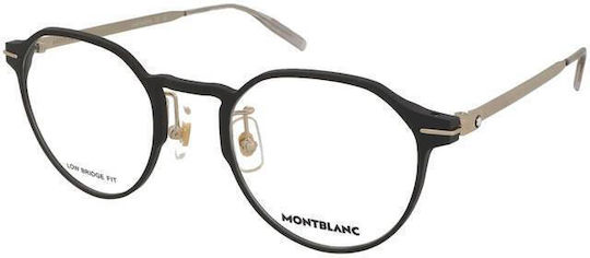 Montblanc Mb0469ol 002 Brillengestelle mit Rezept Schwarz