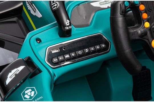 Aston Martin Formula Μονοθέσιο με Τηλεκοντρόλ Τύπου 12 Volt Πράσινο