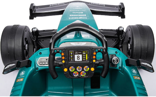 Aston Martin Formula Μονοθέσιο με Τηλεκοντρόλ Τύπου 12 Volt Πράσινο