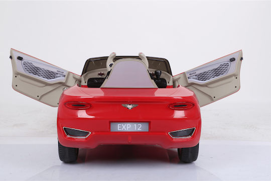 Bentley EXP 12 Едноместен с Дистанционно Управление Лицензиран 6 Волта Червен