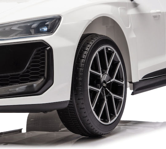 Audi RS e-tron GT Едноместна с Дистанционно Управление Лицензиранa 12 Волта Бяла