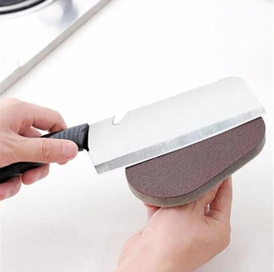 Magic Abrasive Kitchen Sponge Plastic Handle 14 X 5 Cm Black