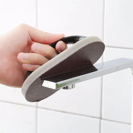 Magic Abrasive Kitchen Sponge Plastic Handle 14 X 5 Cm Black