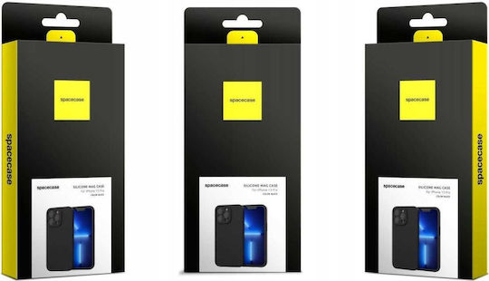Spacecase Black Silicone Back Cover (iPhone 13 Pro)