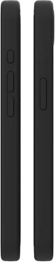 Spacecase Back Cover Σιλικόνης Μαύρο (iPhone 17e / 16e)