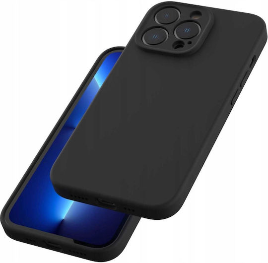 Spacecase Black Silicone Back Cover (iPhone 13 Pro)