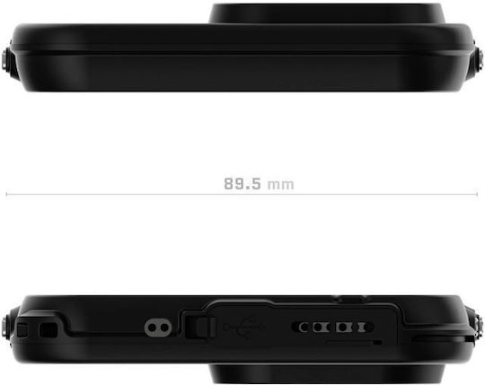 Ghostek Nautical Slim 360 Full Cover Πλαστικό / Σιλικόνης Αδιάβροχο Μαύρο (iPhone 16 Pro MaxGalaxy Note 9)